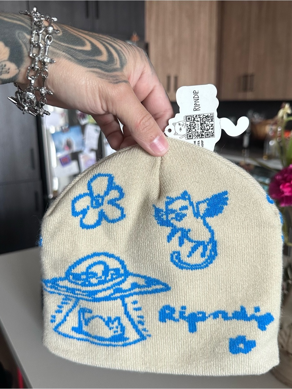 Ripndip Beige Beanie